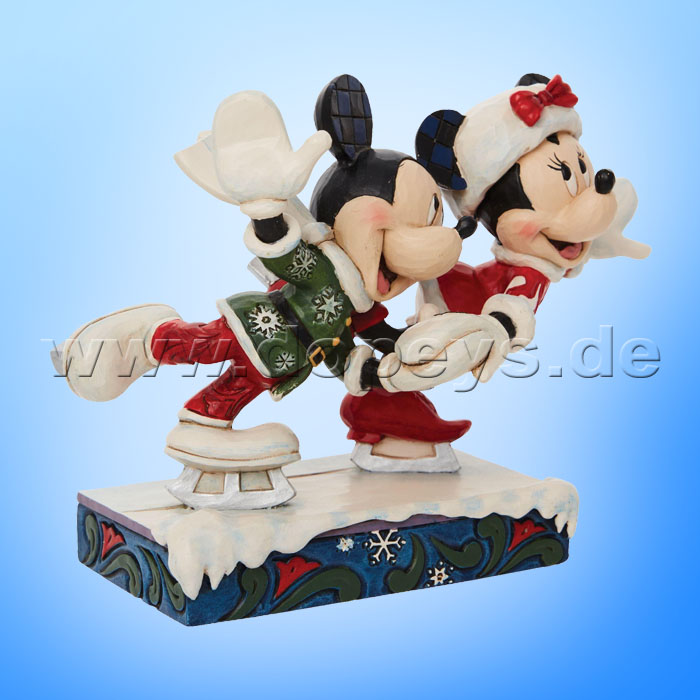 Disney Traditions - Skating Sweethearts (Mickey & Minnie beim Schlittschuhlaufen) von Jim Shore 6010871