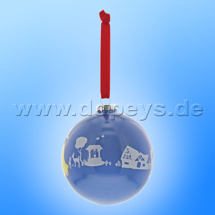 Disney Enchanting Collection - Schneewittchen und die 7 Zwerge Weihnachtskugel / Glaskugel "The Little Princess" A29682