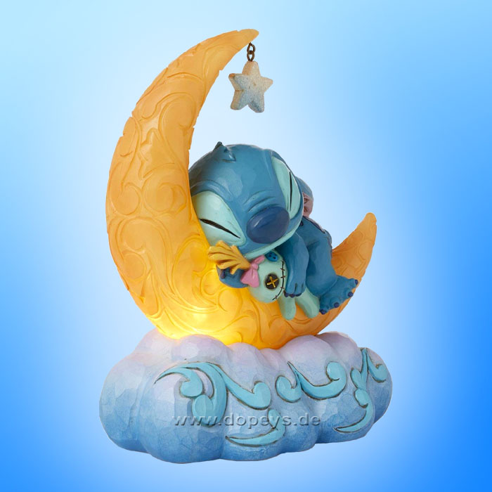 Disney Traditions - Stitch & Scrump on Light-up Moon (Sweet Dreams) figurine by Jim Shore 6016334