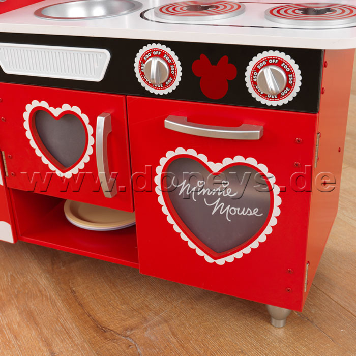 Disney Junior Minnie Maus Vintage-Spielküche aus Holz von KidKraft 53371
