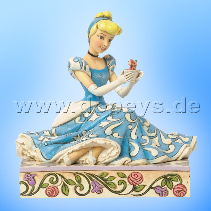 Disney Traditions / Jim Shore Figur von Enesco "Caring and Courageous (Cinderella mit Jaques und Karli)" 4037511.