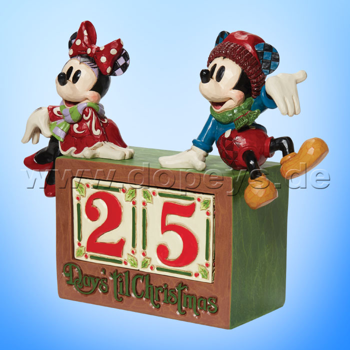 Disney Traditions - Mickey & Minnie Mouse Christmas Calendar (The Christmas Countdown) figurine by Jim Shore 6013057