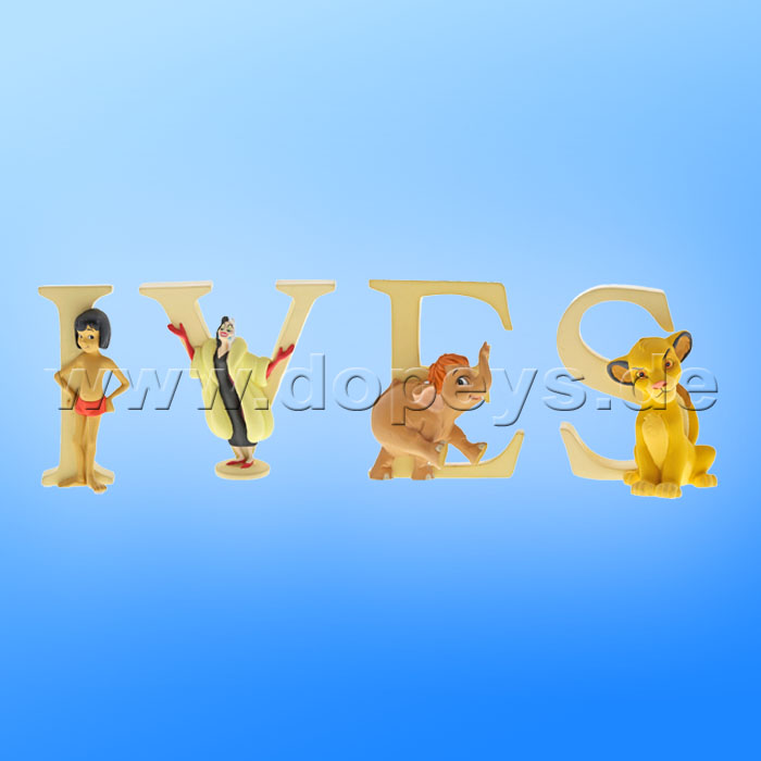 Enchanting Disney Collection - Letter "I" - Mowgli figurine by Enesco A29554