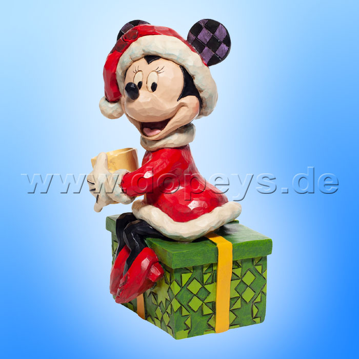 Disney Traditions - Chocolate Delight (Minnie als Weihnachtsfrau mit heißer Schokolade) von Jim Shore 6007069