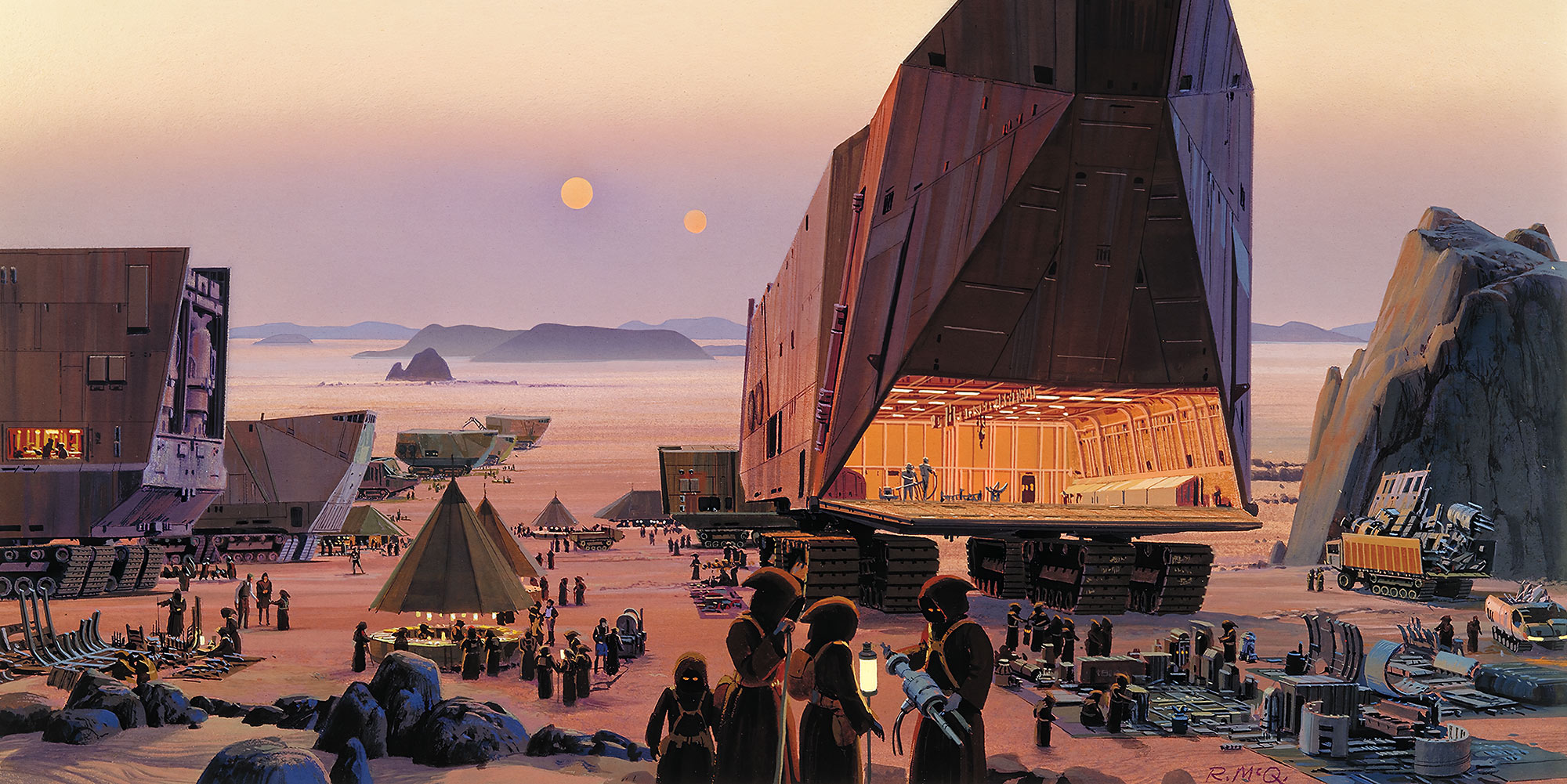 Star Wars Vlies Fototapete "Star Wars Classic RMQ Java Market"