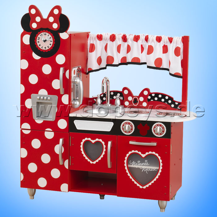 Disney Junior Minnie Maus Vintage-Spielküche aus Holz von KidKraft 53371