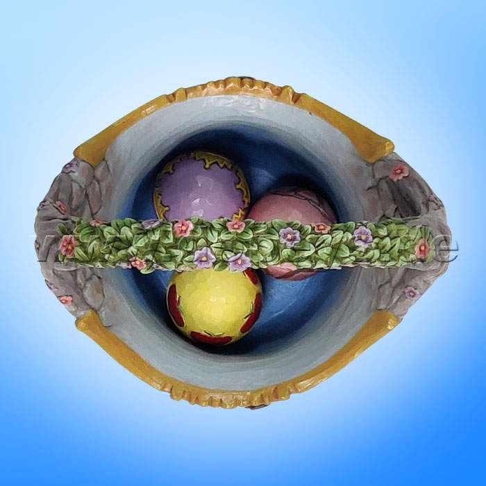 Disney Traditions Figur - Schneewittchen und die sieben Zwerge Osterkörbchen mit Ostereiern (The Tale That Started Them All) von Jim Shore 6010105