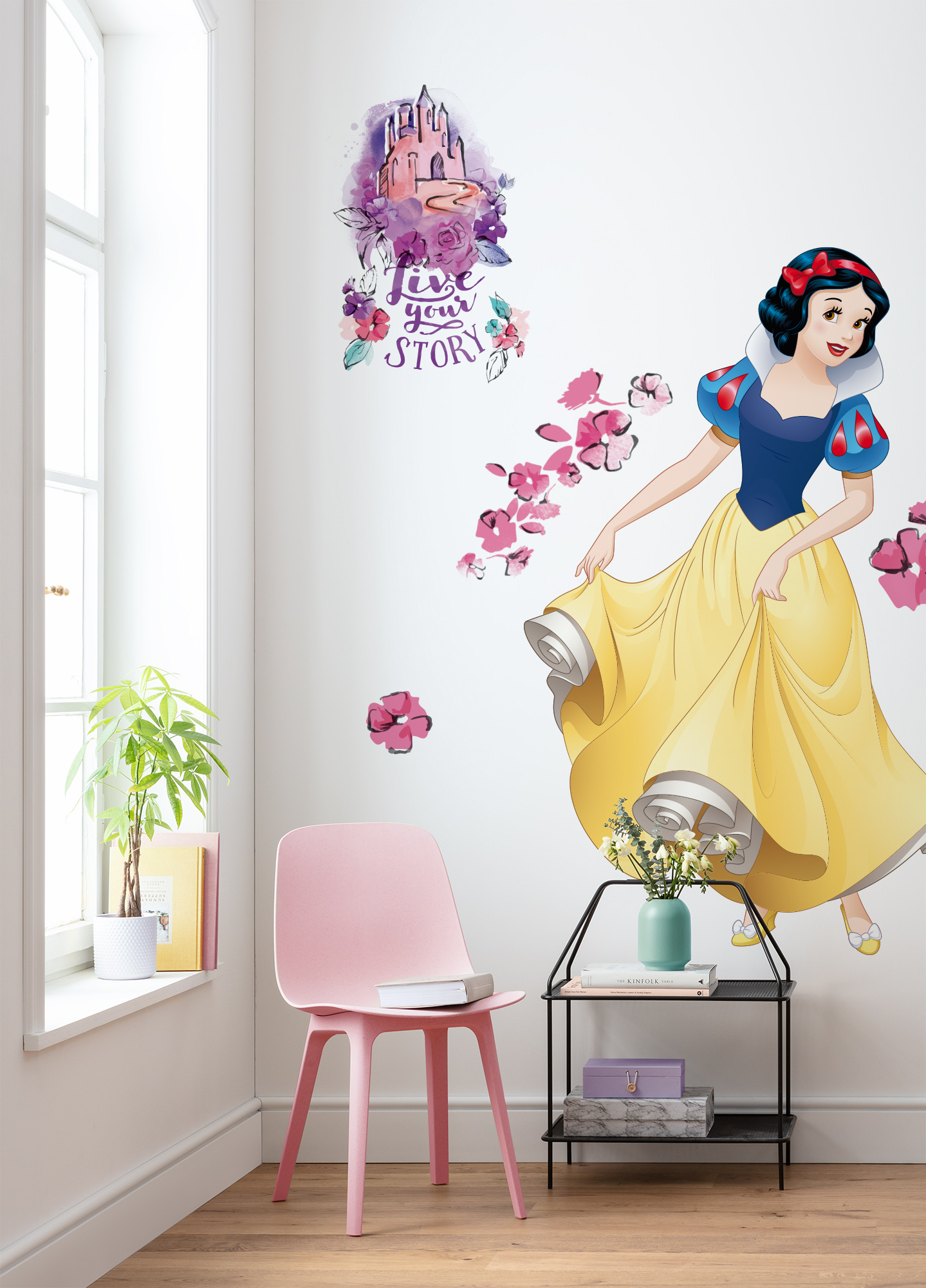 Disney Vlies Fototapete selbstklebend Schneewittchen "Snow White XXL" 127cm x 200cm