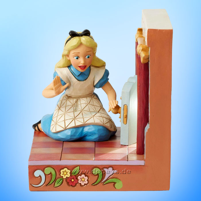 Disney Traditions Figur - Alice im Wunderland an beleuchteter Tür (Curioser and Curiouser) von Jim Shore 6016902