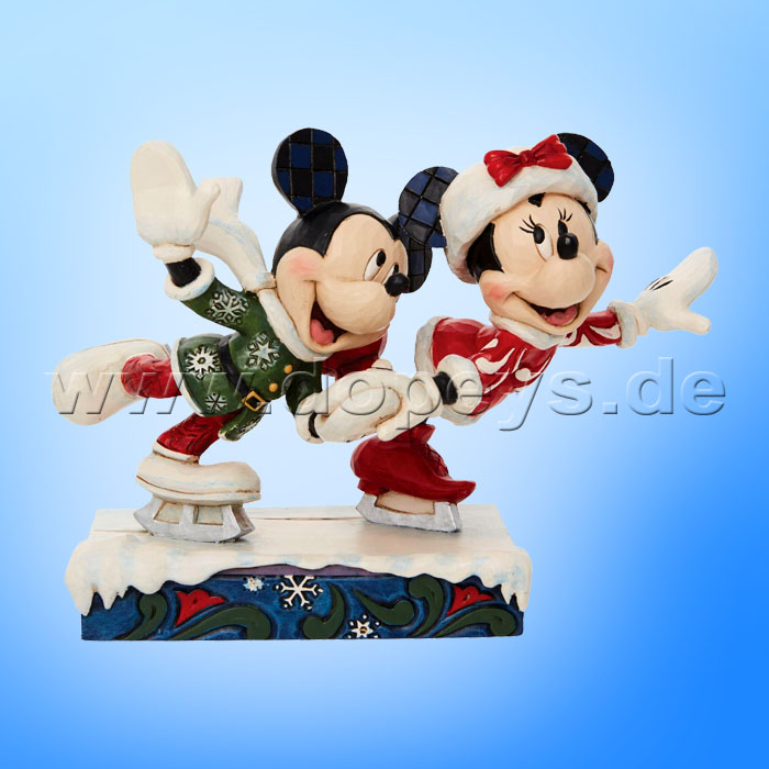 Disney Traditions - Skating Sweethearts (Mickey & Minnie beim Schlittschuhlaufen) von Jim Shore 6010871