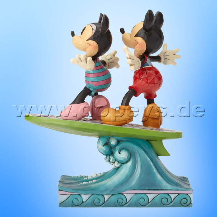 Disney Traditions - Surf's Up (Mickey & Minnie auf einem Surfbrett) von Jim Shore 6001275