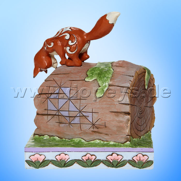 Disney Traditions - Unlikely Friends (Fox and Hound on Log) figurine by Jim Shore 6008077