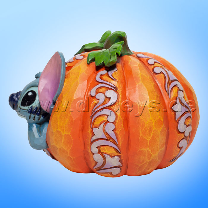 Disney Traditions - Stitch o’ Lantern (Stitch in Jack O'Lantern) figurine by Jim Shore 6007080