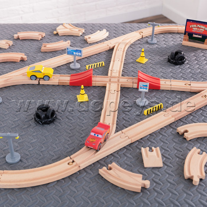 Disney Pixar Cars 3 Eisenbahnset Build Your Own Track von Kidkraft 17213