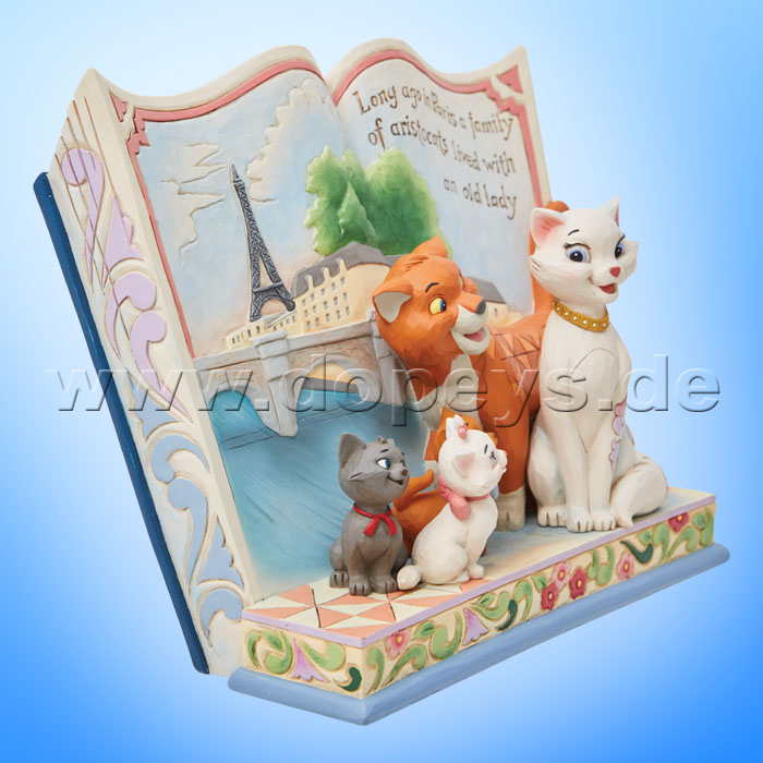 Disney Traditions Figur - Aristocats Märchenbuch (Long Ago In Paris...) von Jim Shore 6013080