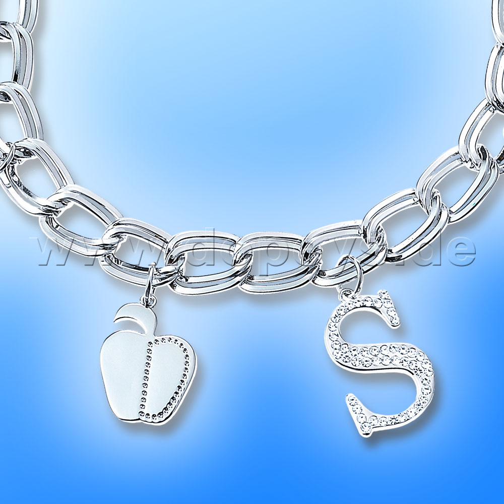 Disney Charm Armband - Schneewittchen (Princess) in Weißgold von Couture Kingdom 12100161