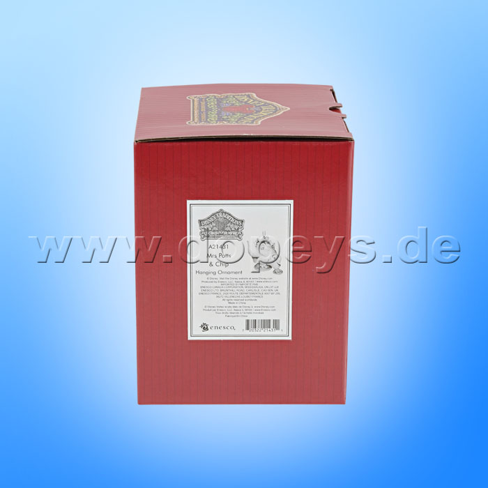 Disney Traditions / Jim Shore Figur von Enesco."Madame Pottine & Tassilo Ornament Baumanhänger" A21431.