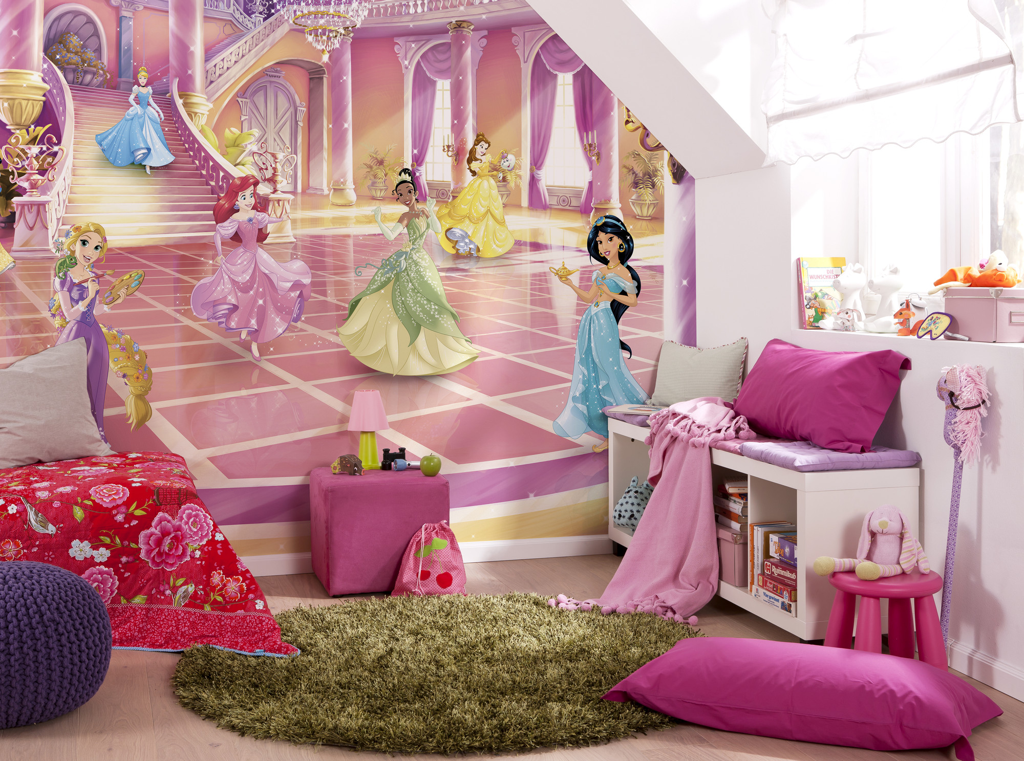 Disney Prinzessinnen Fototapete "Princess Glitzerparty"