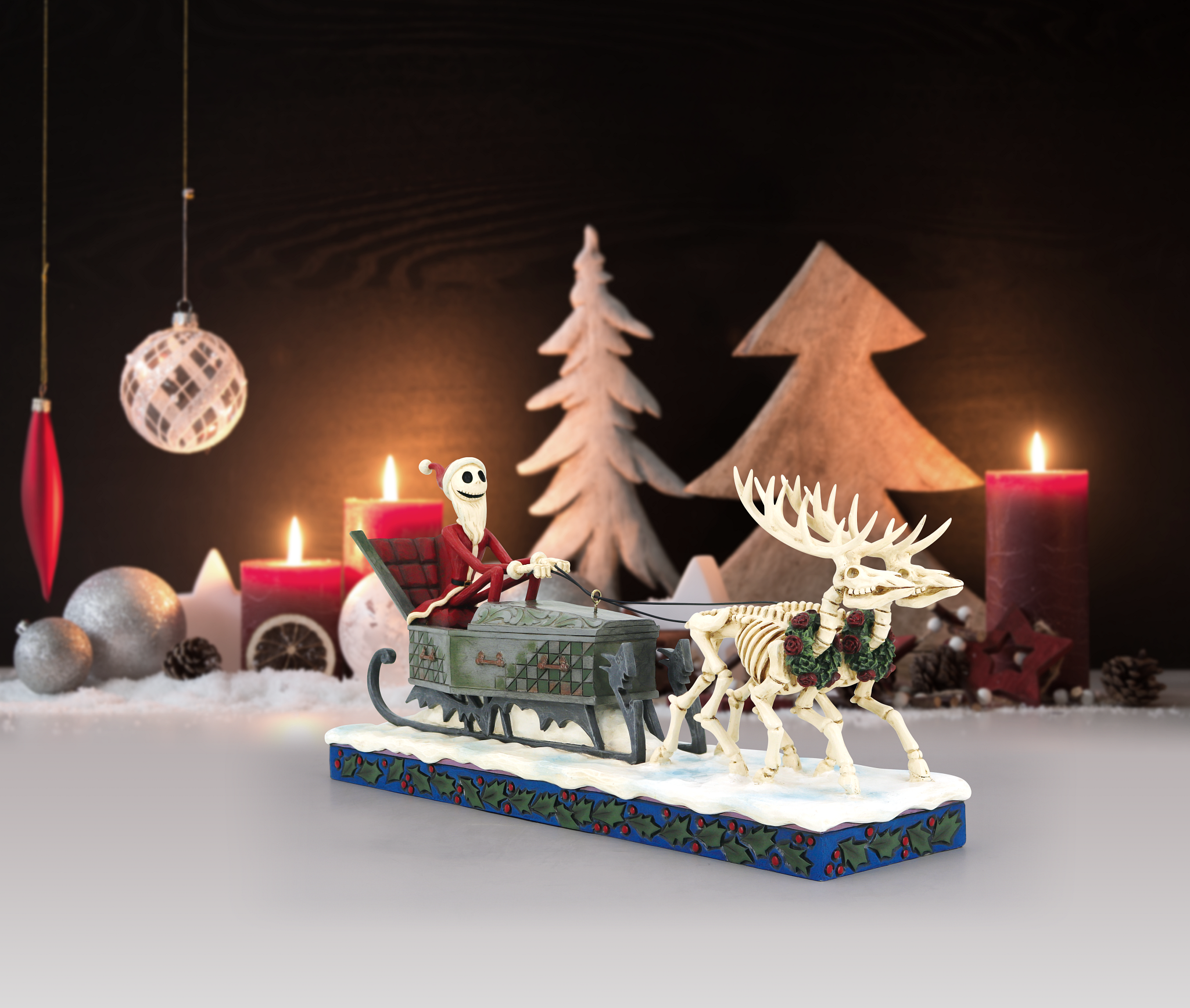 Disney Traditions - Jack Skellington in Sleigh (Dash Away Jack) figurine by Jim Shore 6014359