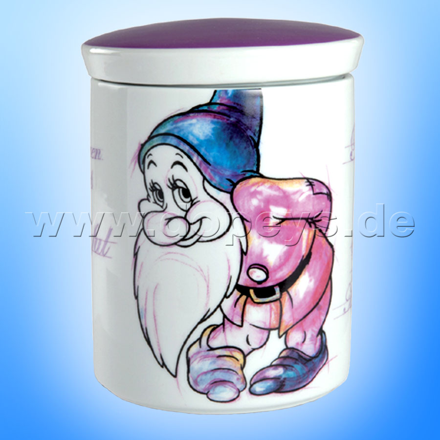 Disney Vorratsbehälter / Vorrats-Dose 7 Zwerge "Pimpel" im italienischen Design PWS02T/3MA
