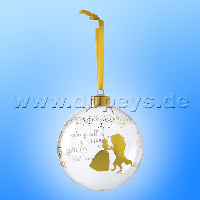 Disney Enchanting Collections - Beauty And The Beast Wedding Bauble / Christmas Ornament A29529
