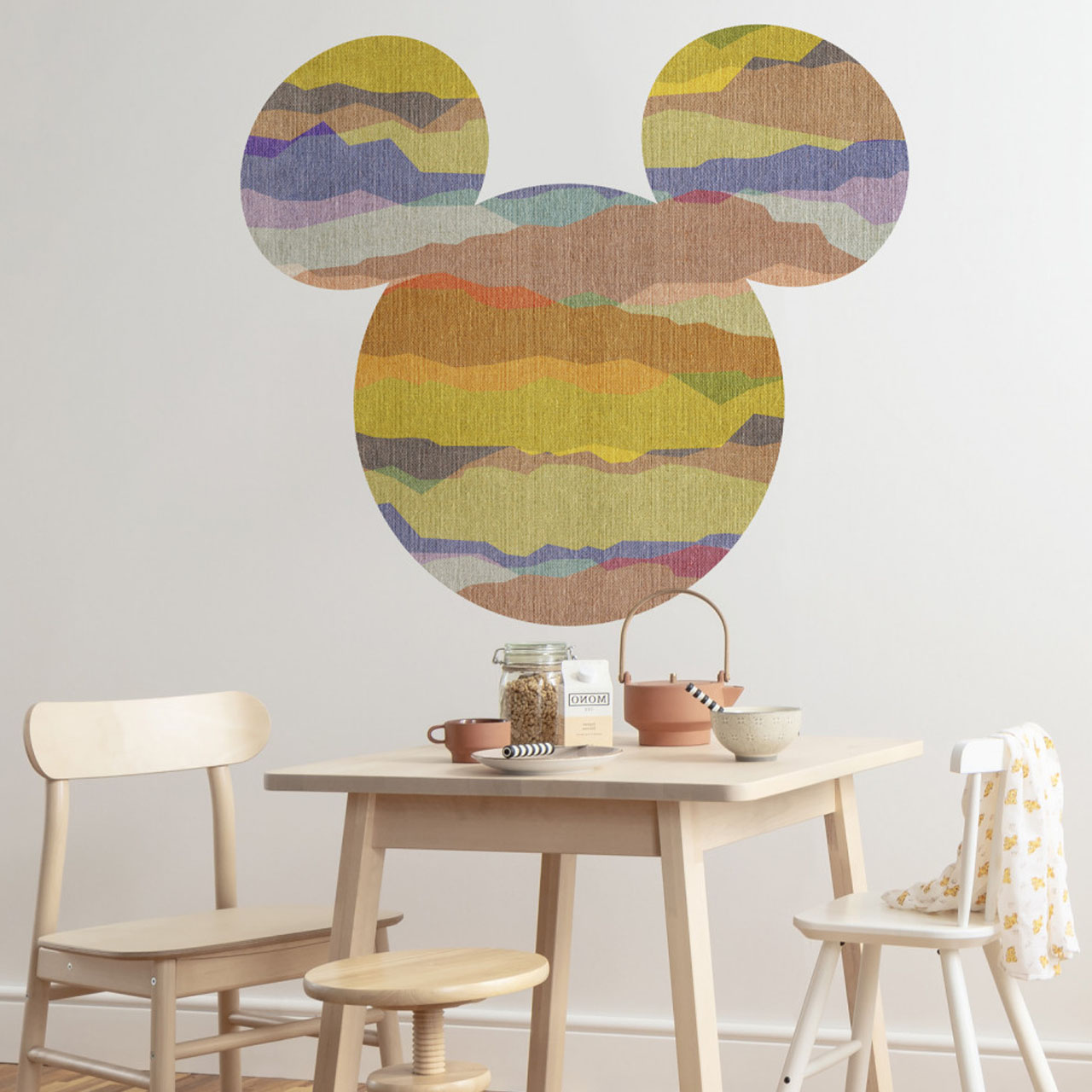 Disney Wandsticker / Wandaufkleber Mickey Maus Kopf "Mickey Head Vista" 127cm x 127cm
