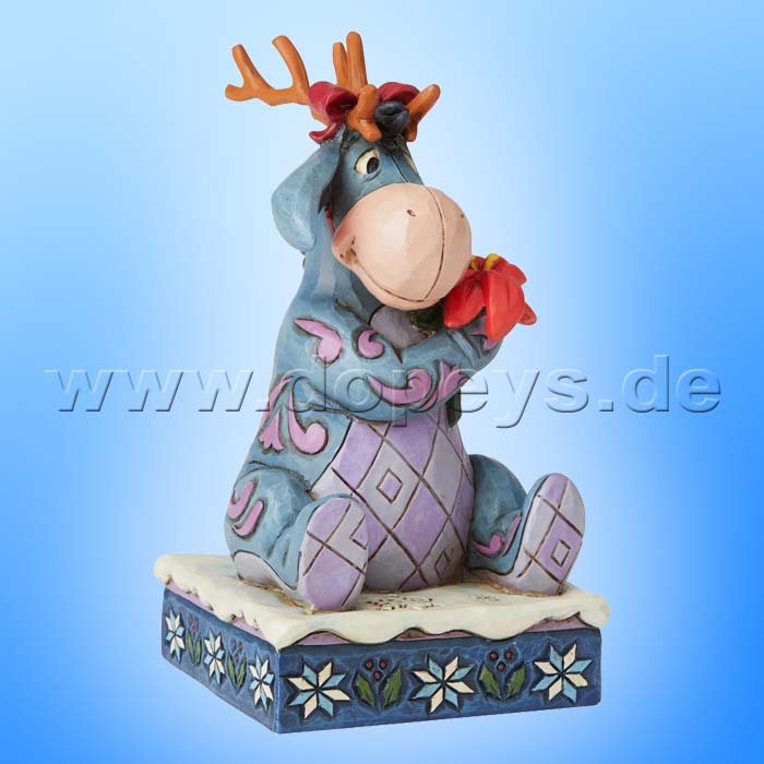 Winter Wonders (I-Aah als Weihnachts-Elch) Figur von Disney Traditions / Jim Shore - Enesco 6002844
