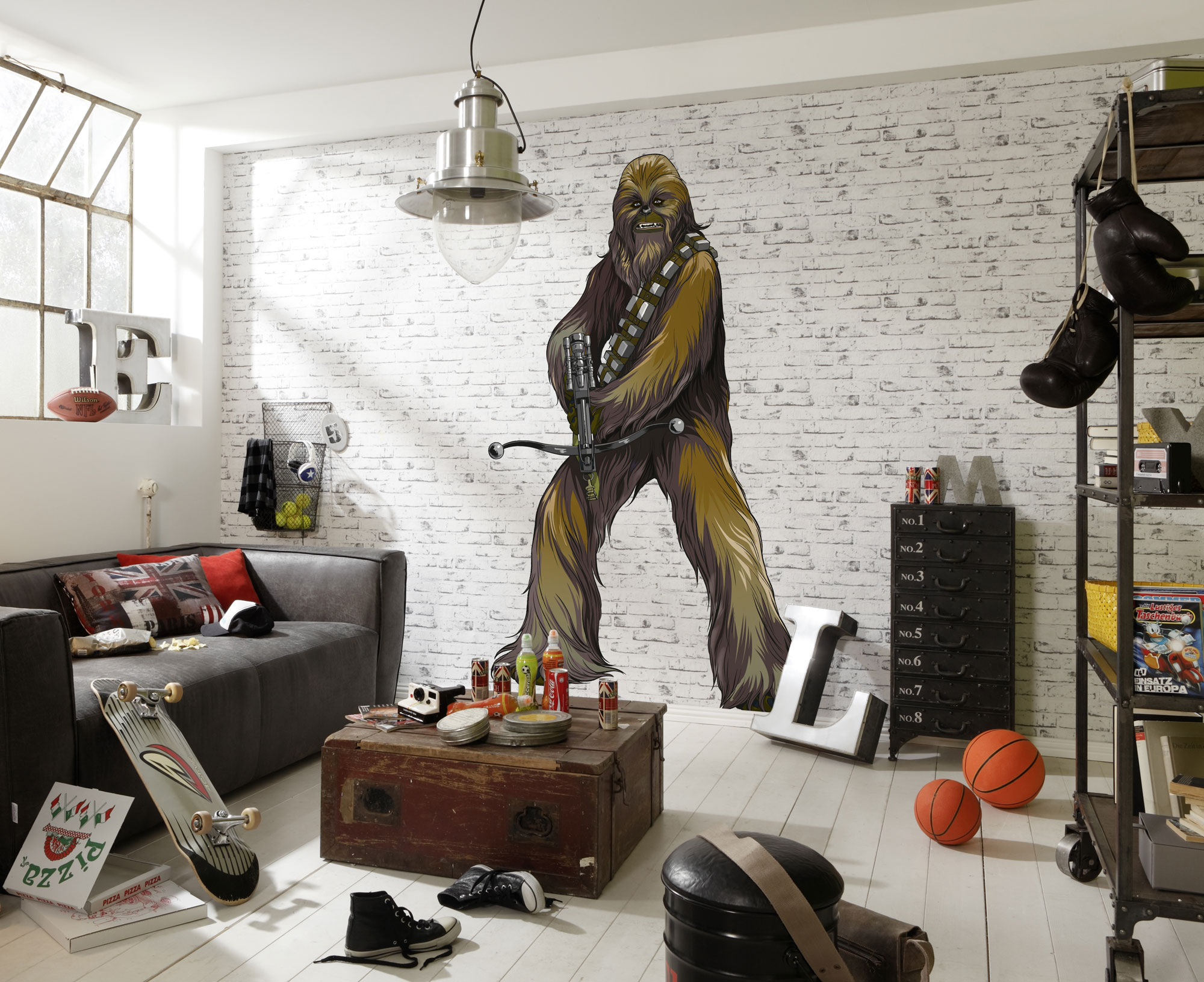 Star Wars Vlies Fototapete selbstklebend "Star Wars XXL Chewbacca" 127cm x 200cm
