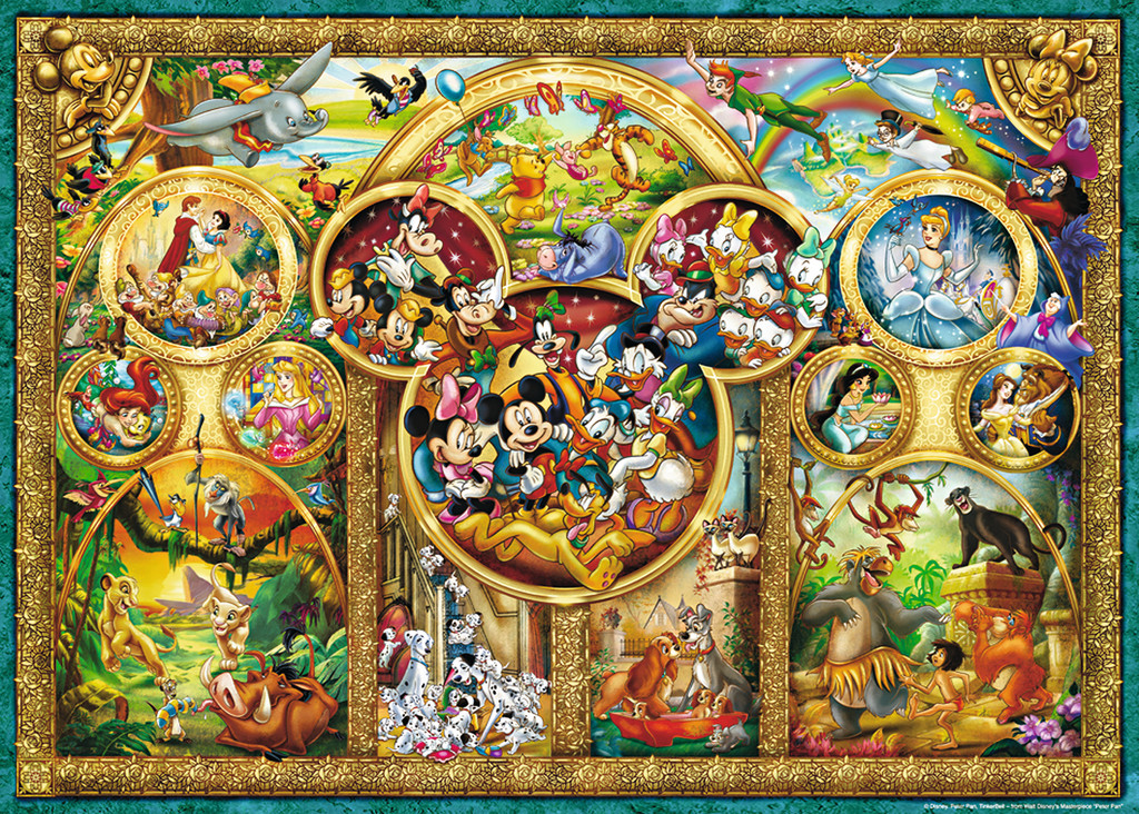 Disney Puzzle "Die schönsten Disney Themen" von Ravensburger 15266