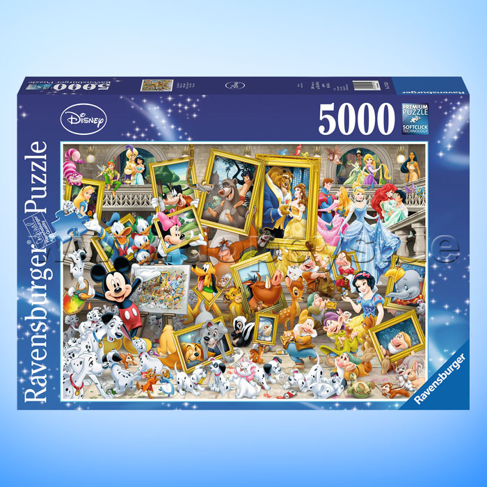 Disney Puzzle "Micky als Künstler" von Ravensburger 17432