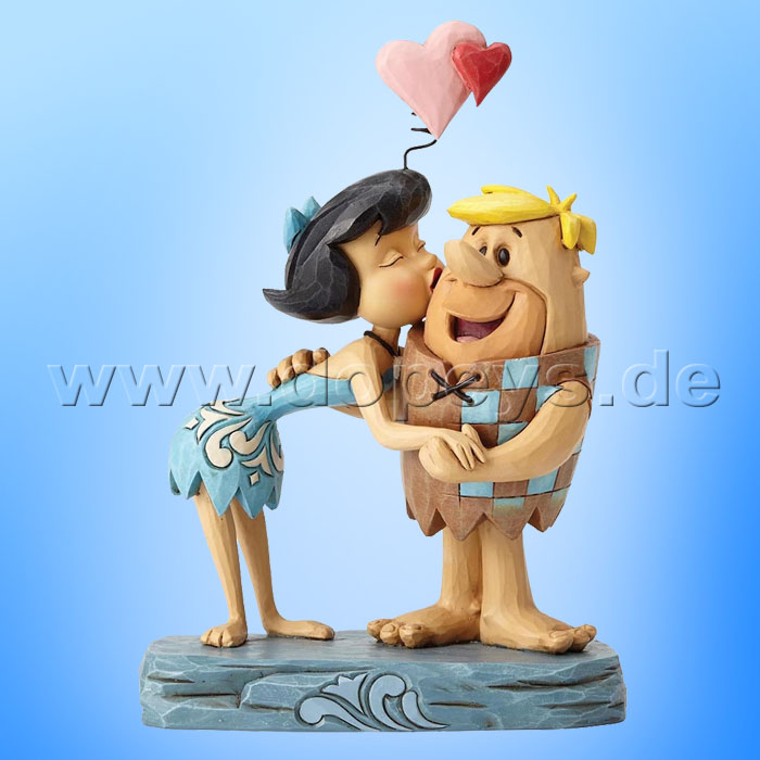 The Flintstones / Jim Shore figurine from Enesco "Rubble Romance (Betty and Barney Rubble)" 4051595.