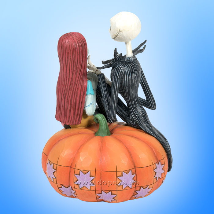 Disney Traditions - Jack and Sally on a Pumpkin (The Pumpkin King and Sally) figurine by Jim Shore 6014358
