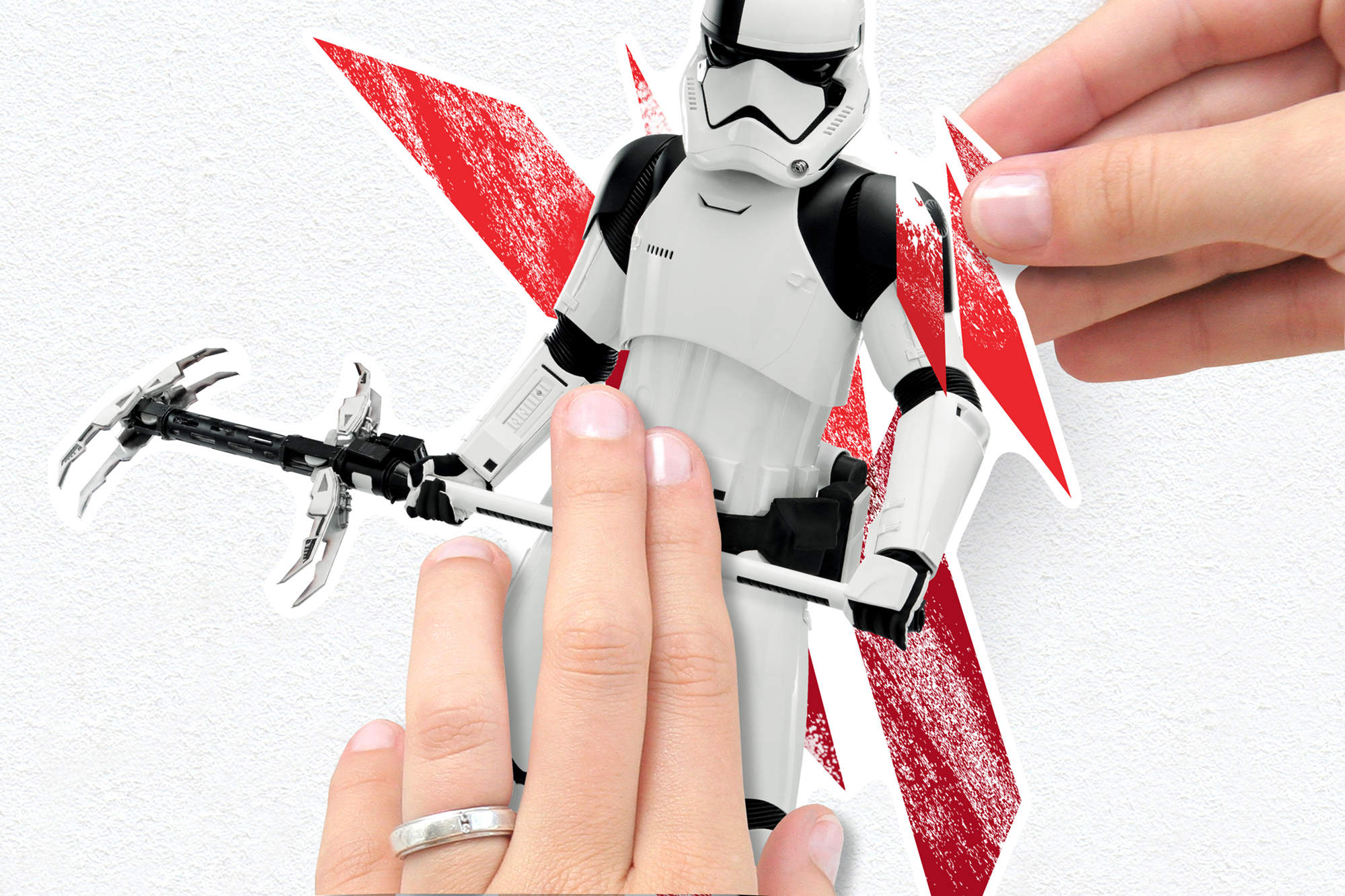 Star Wars Wandsticker / Wandaufkleber "The Last Jedi"