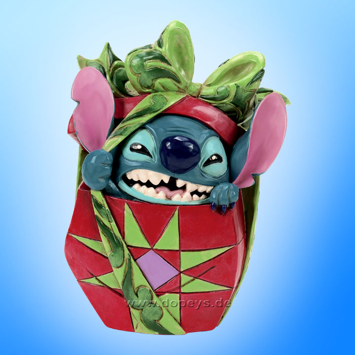 Disney Traditions - Stitch Tearing Christmas Present (Holiday Mischief) figurine by Jim Shore 6016884
