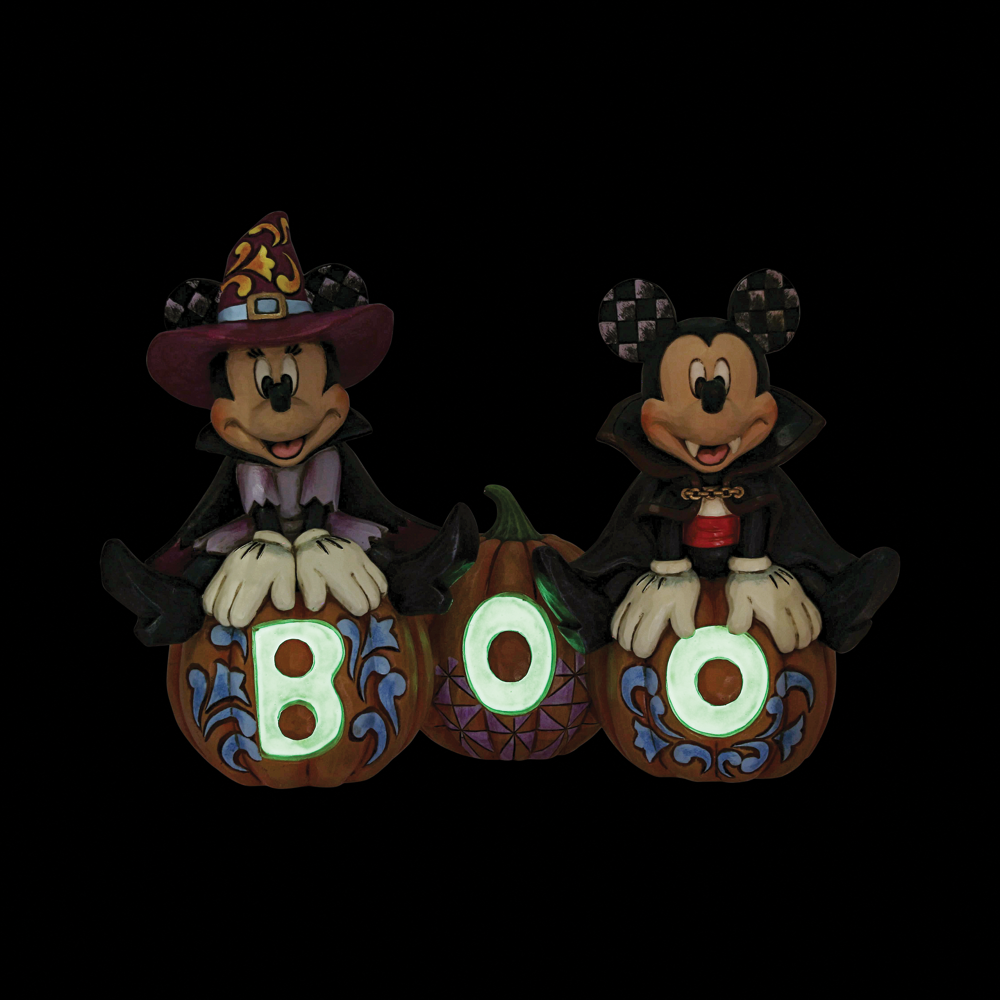 Disney Traditions - Mickey and Minnie Mouse Boo Pumpkins (Cutest Pumpkins in the Patch) figurine by Jim Shore 6013052