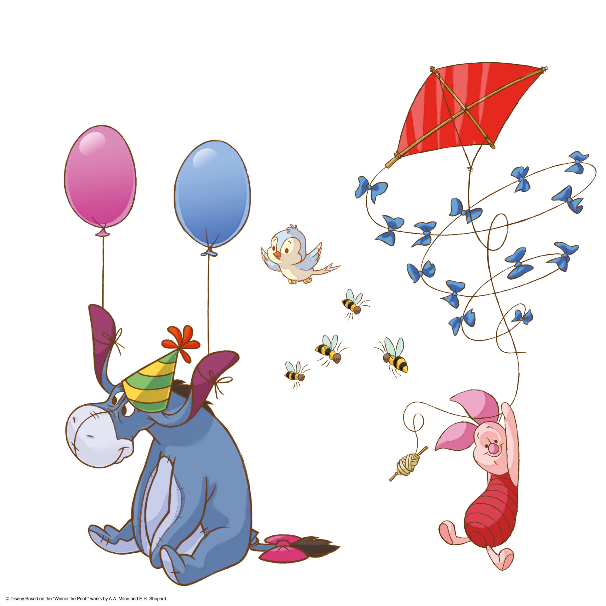 Disney Fensteraufkleber / Window-Sticker "Winnie Puuh"