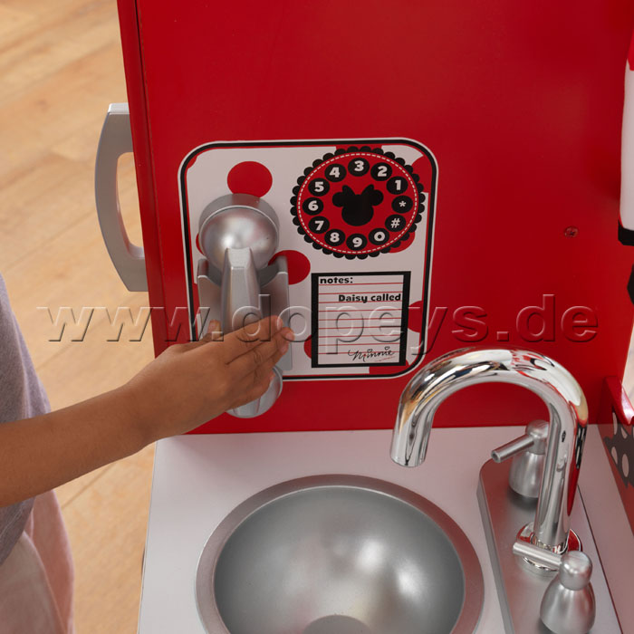 Disney Junior Minnie Maus Vintage-Spielküche aus Holz von KidKraft 53371