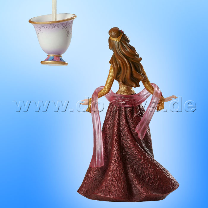 Disney Showcase Collection von Enesco "Weihnachts-Belle und Tassilo" Figur + Weihnachtsanhänger Set 4053349 Haute Couture