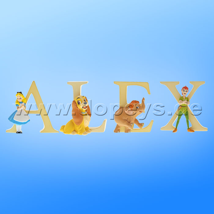 Enchanting Disney Collection - Buchstabe "A" Alice im Wunderland Figur von Enesco A29546