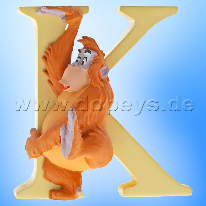 Enchanting Disney Collection - Letter "K" - King Louie figurine by Enesco A29556