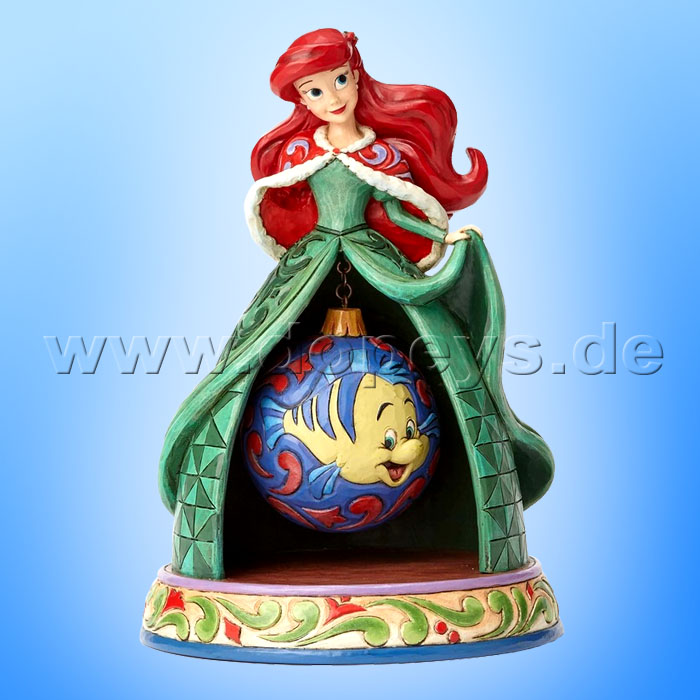 Disney Traditions / Jim Shore figurine from Enesco "Tidings Of Wonder (Ariel Christmas)" 4057943.