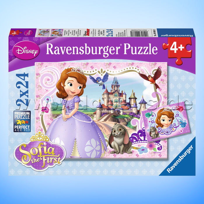 Disney Puzzles Sofia, die Erste "Sofias königliche Abenteuer" von Ravensburger 09086