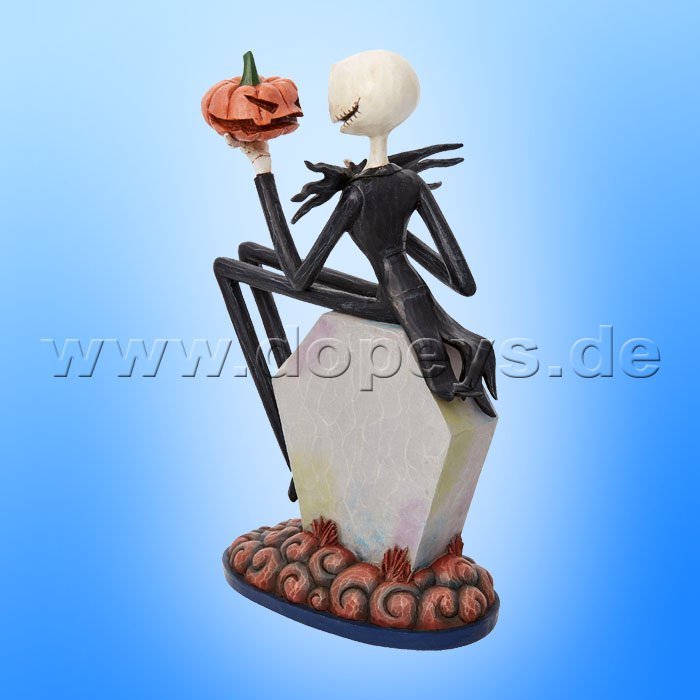 Disney Traditions - The Pumpkin King (Jack with Pumpkin on Gravestone) figurine by Jim Shore 6010866