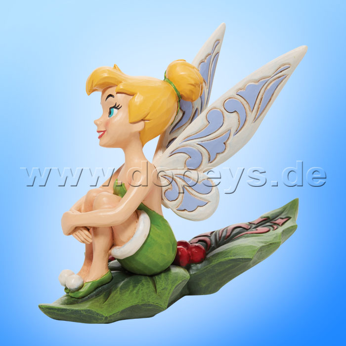 Disney Traditions -  (Tinker Bell sitzt auf Weihnachtsbeeren) von Jim Shore 6010874