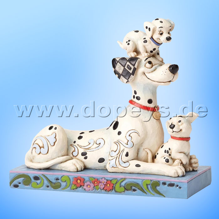 Disney Traditions / Jim Shore Figur von Enesco "Puppy Love (Pongo miit Penny und Rolly)" 4054278.