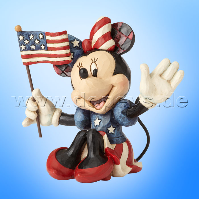 Disney Traditions - Mini Patriotic Minnie figurine by Jim Shore 4056744