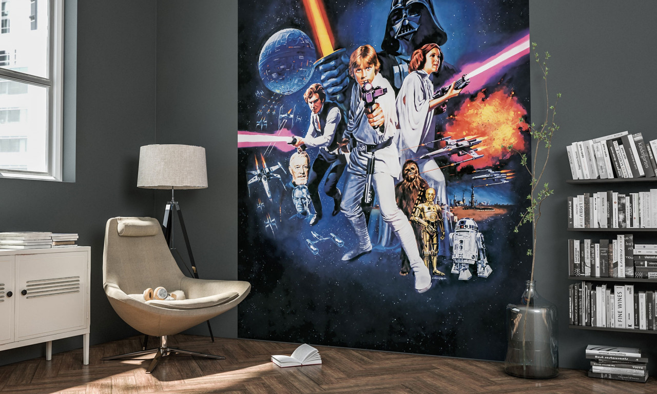 Star Wars Vlies Fototapete "Star Wars Poster Classic 1" 2,00m x 2,50m