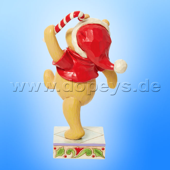 Disney Traditions Figur - Weihnachts-Winnie Puuh mit Zuckerstange (Christmas Sweetie) von Jim Shore 6013062