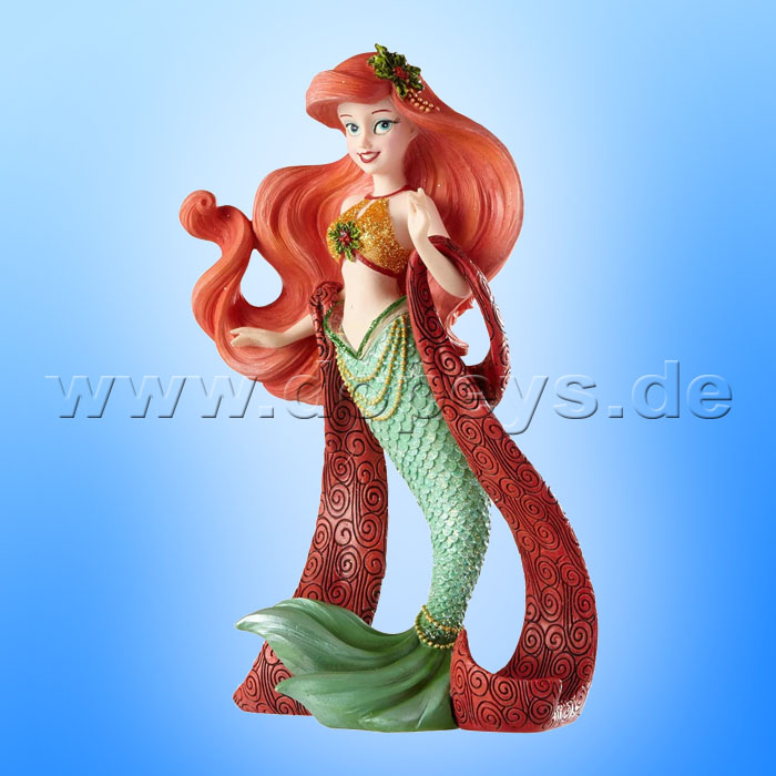 Disney Showcase Collection von Enesco "Weihnachts-Arielle & Fabius" Figur Set 6000818 Couture de Force