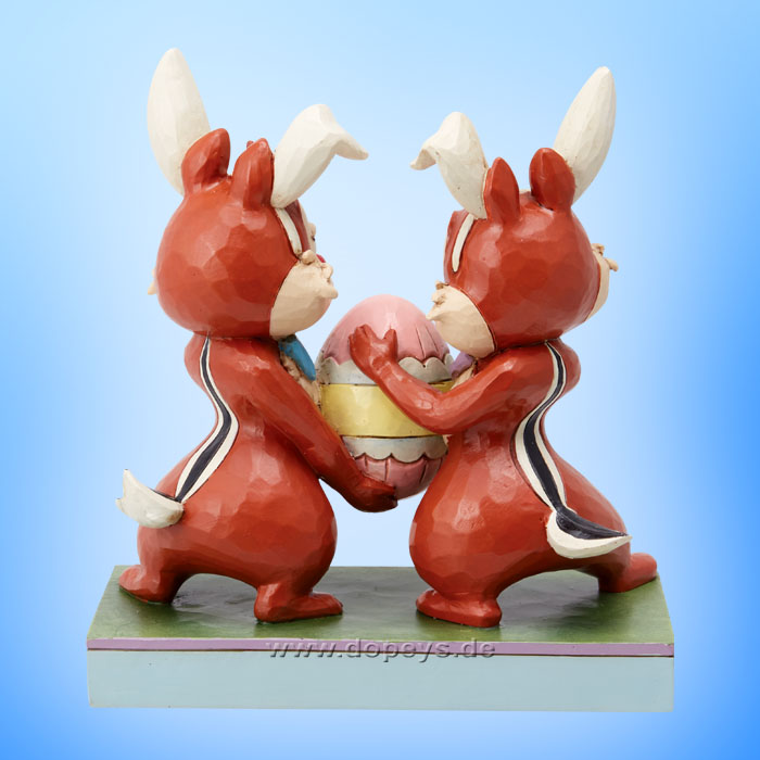 Disney Traditions / Jim Shore Figur - Chip & Chap als Osterhasen "Mischievous Bunnies" 6014318